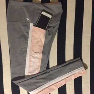 VS Pink High Waisted Pocket Leggings